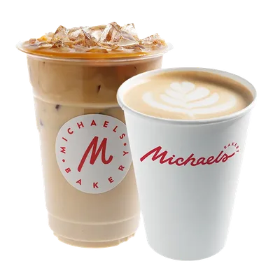 Latte, hot and iced
